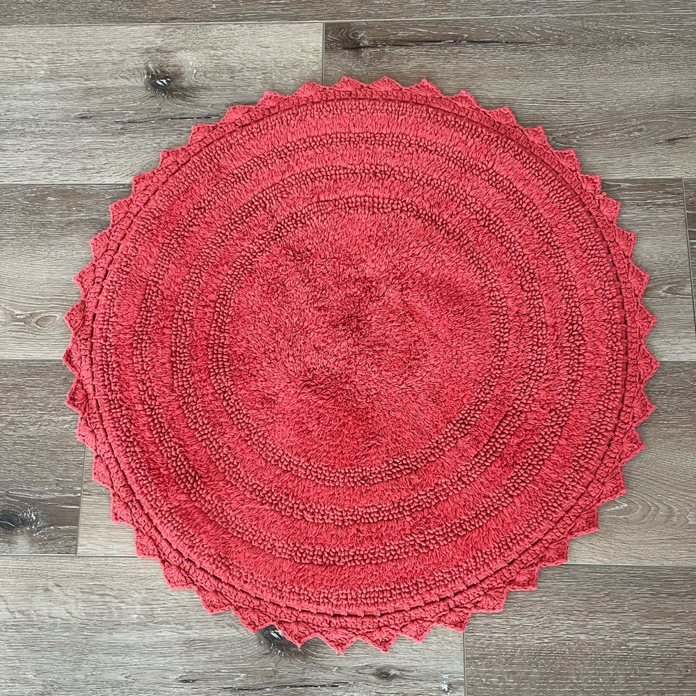 World Market Redondo Round Cotton Bath Mat